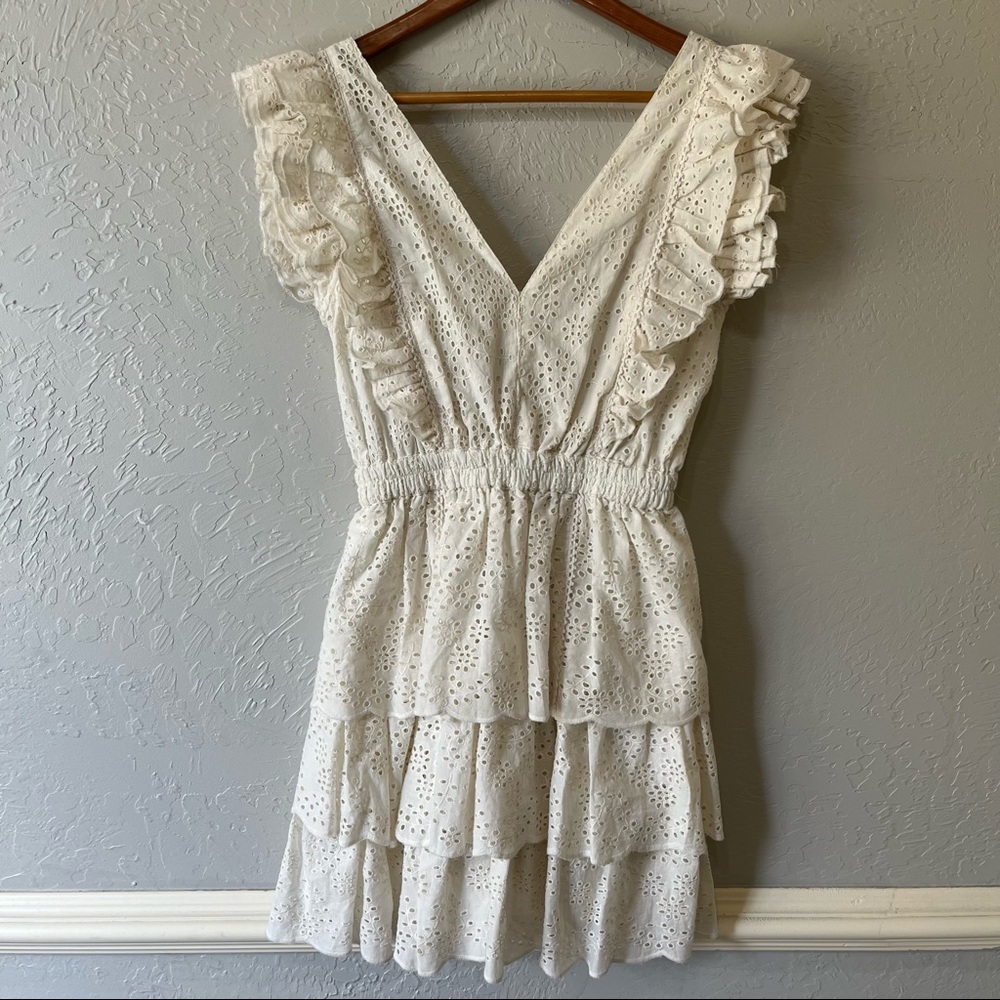 Love The Label Ruffle Tiered Mini Dress